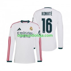 Camisola Real Madrid Ibrahima Konate 16 Homem Equipamento Primeiro 2026-2027 Manga Comprida
